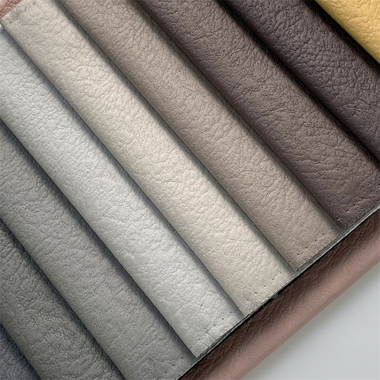 Dobrá kvalita 410GSM Fashionable Luxusná mäkká technológia kožená faux pohovka tkanina